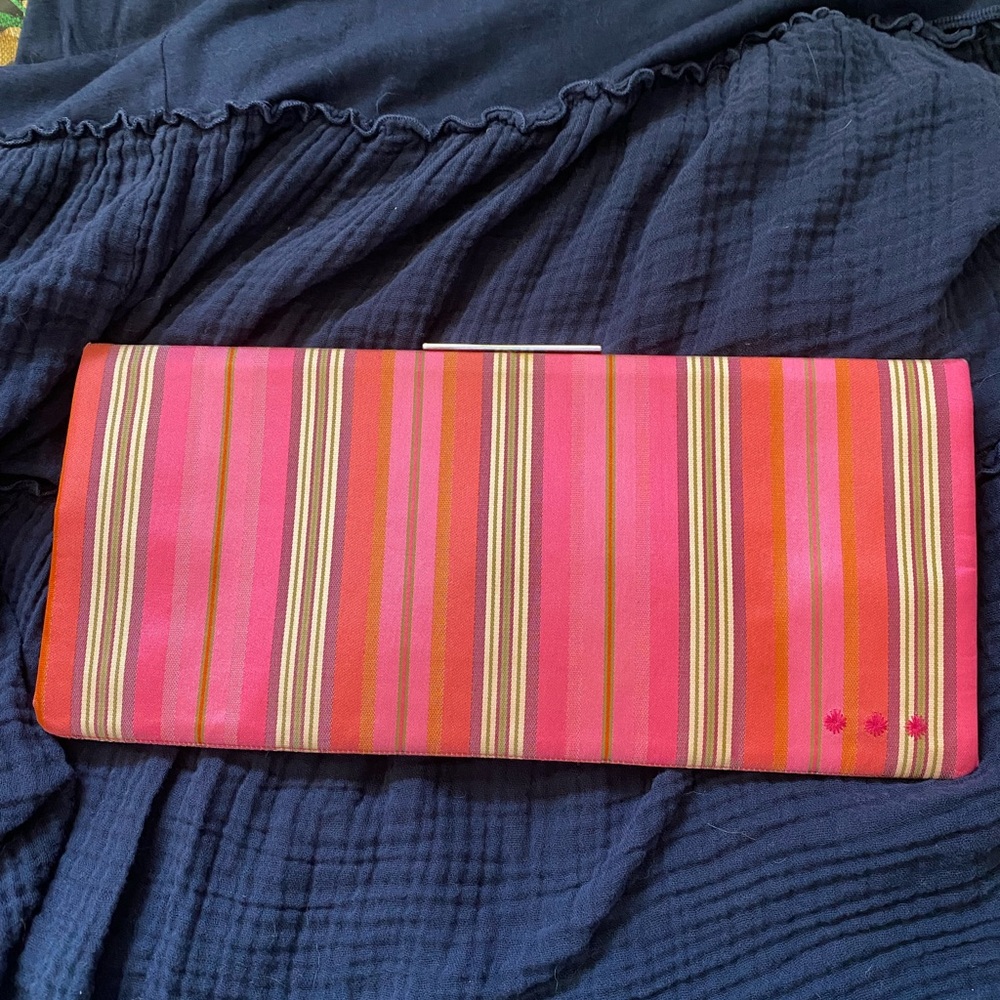 Kate Spade silk clutch